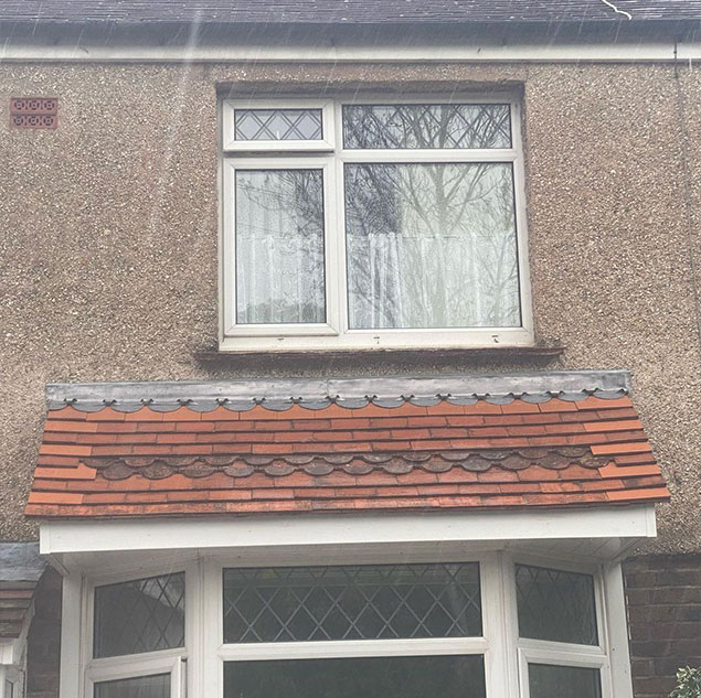 lead work completed on a home as part of Albec Roofing's expert roofing services