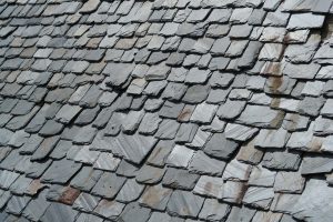 pitched roof with slate